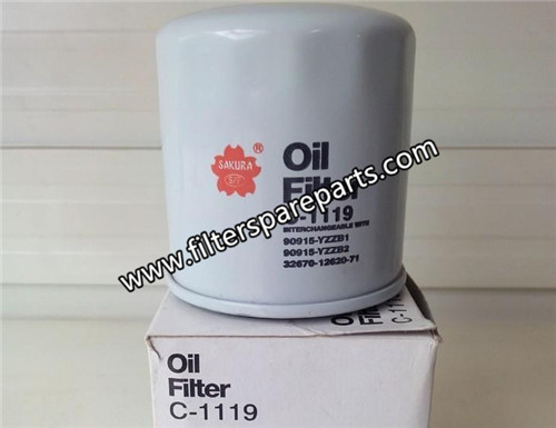 C-1119 Sakura Oil Filter - Click Image to Close